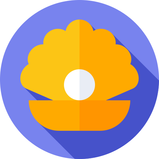 シェル Flat Circular Flat icon