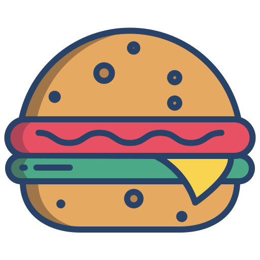 burger Icongeek26 Linear Colour Icône