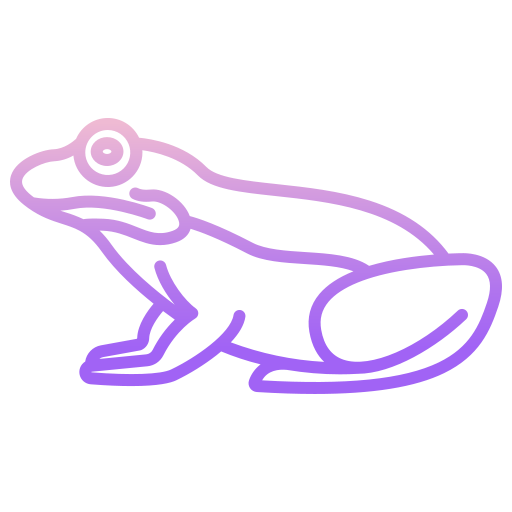 Frog Icongeek26 Outline Gradient icon