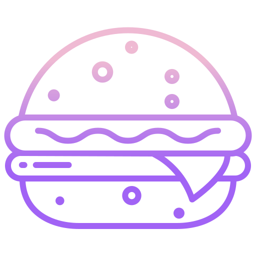 hamburger Icongeek26 Outline Gradient icoon