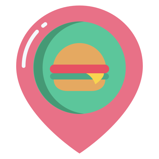 hamburger Icongeek26 Flat icoon