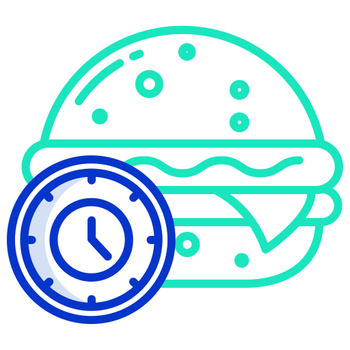 Burger Icongeek26 Outline Colour icon