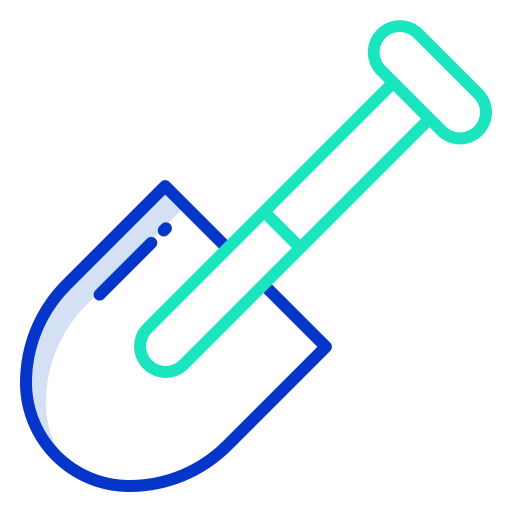 Shovel Icongeek26 Outline Colour icon