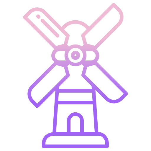 Windmill Icongeek26 Outline Gradient icon