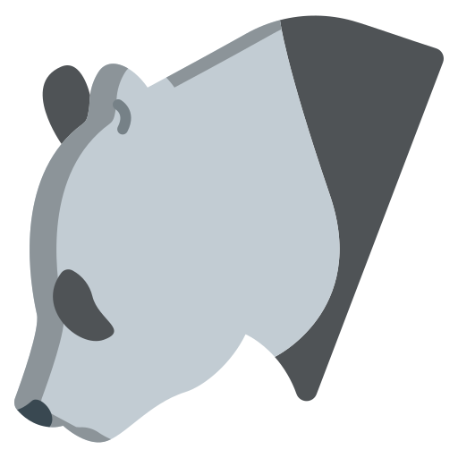 panda Icongeek26 Flat ikona