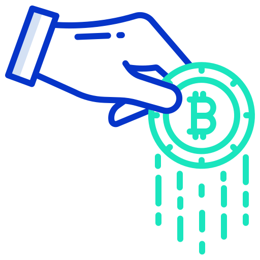 bitcoin Icongeek26 Outline Colour icona