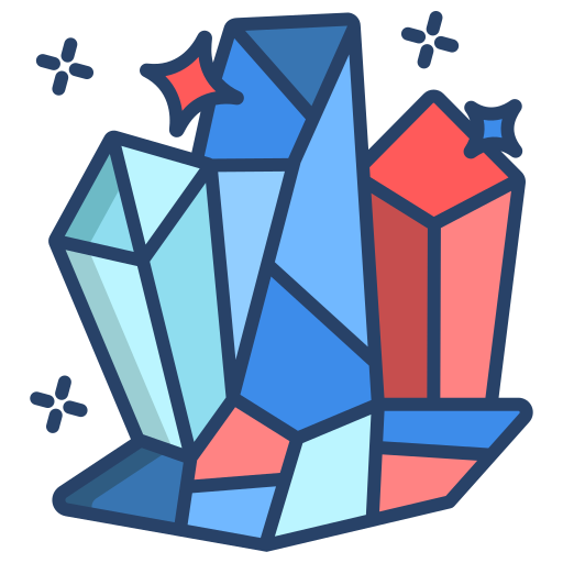 Crystals Icongeek26 Linear Colour icon