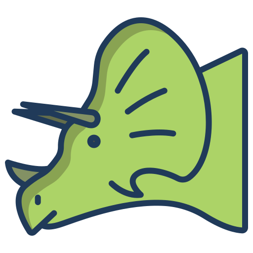 triceratops Icongeek26 Linear Colour icon