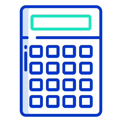 calculadora Icongeek26 Outline Colour icono