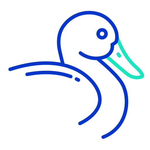 Duck Icongeek26 Outline Colour icon
