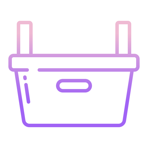 cesta de compras Icongeek26 Outline Gradient Ícone