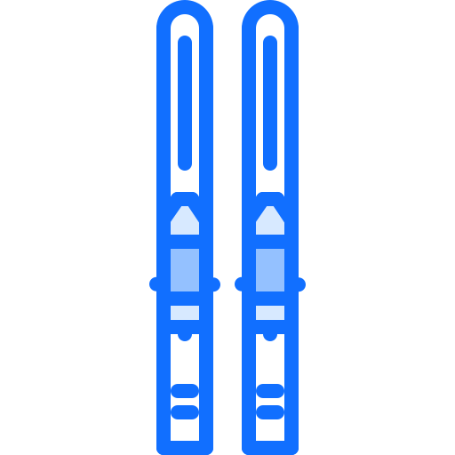 스키 Coloring Blue icon