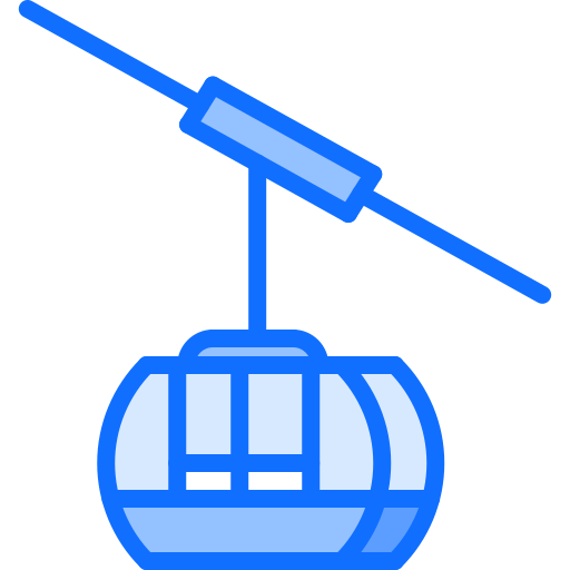 skilift Coloring Blue icon