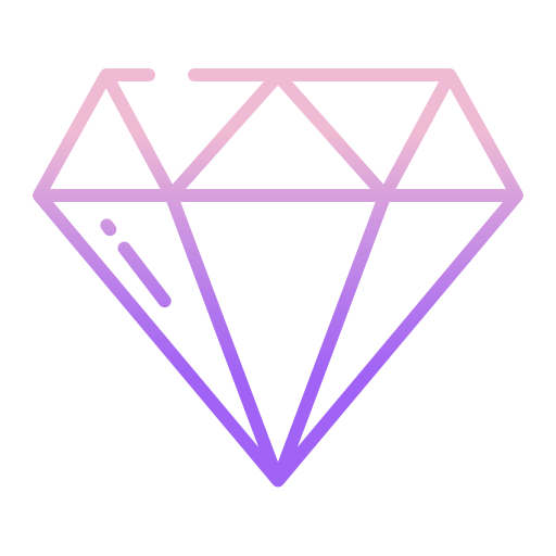 diamante Icongeek26 Outline Gradient icono