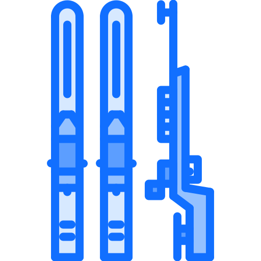 biatlón Coloring Blue icono