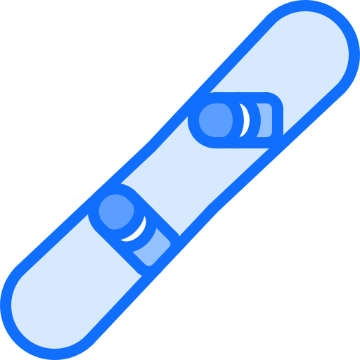 Snowboard Coloring Blue icon