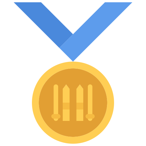 medal Coloring Flat ikona