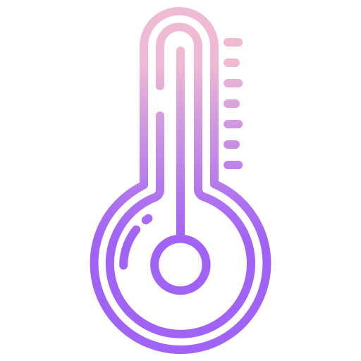 Thermometer Icongeek26 Outline Gradient icon