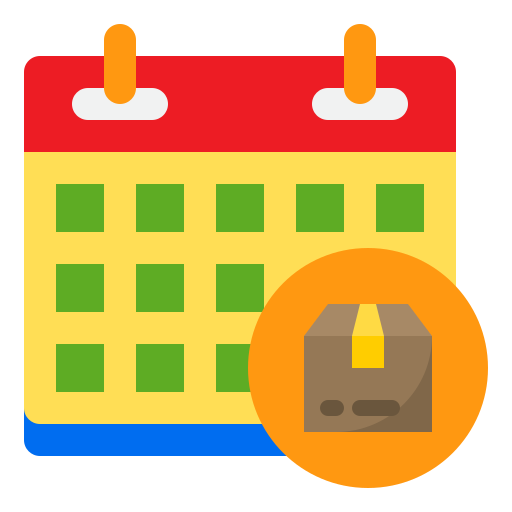 kalender srip Flat icon