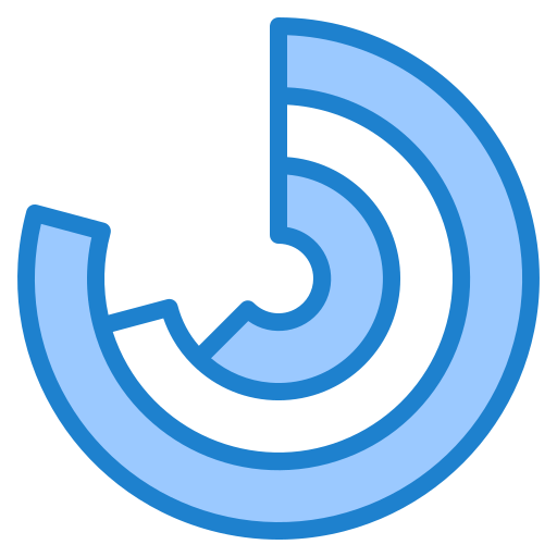diagrammdiagramme srip Blue icon