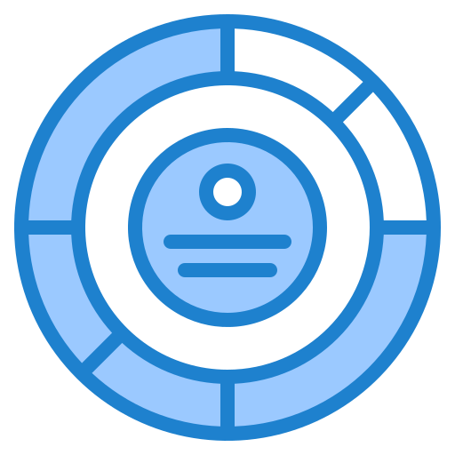 elementos de infografía srip Blue icono