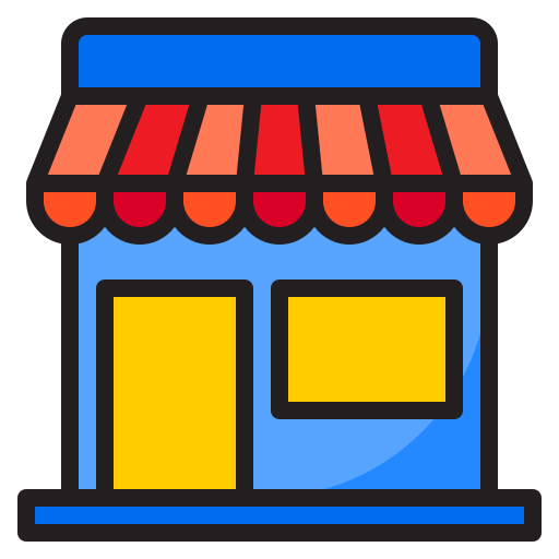 Store srip Lineal Color icon