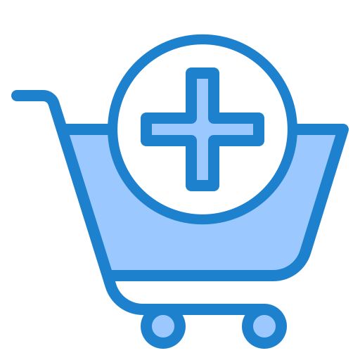 ショッピングカート srip Blue icon