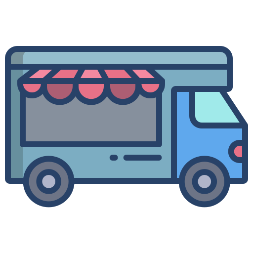 Food truck Icongeek26 Linear Colour icon