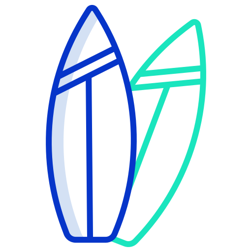 surfplank Icongeek26 Outline Colour icoon