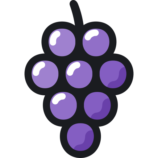 raisins Generic Outline Color Icône