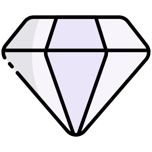 diamant Generic Outline Color icoon