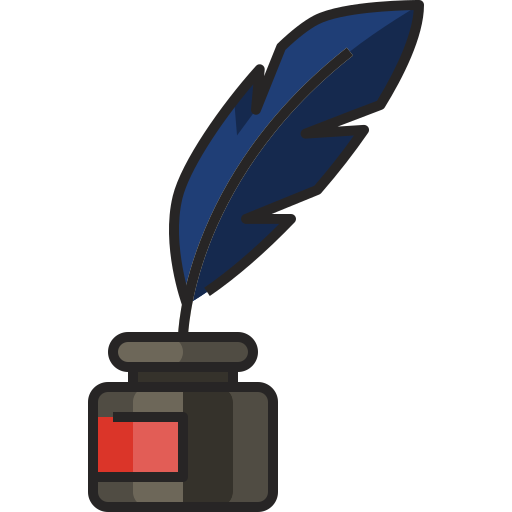 Quill Generic Outline Color icon