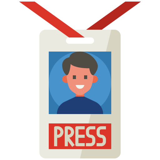 Press card Generic Flat icon