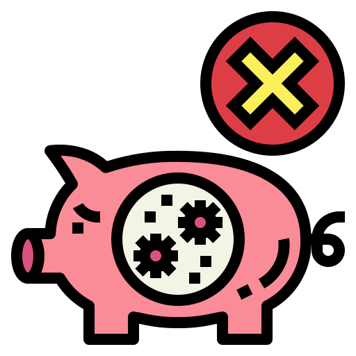 African swine fever Smalllikeart Lineal Color icon