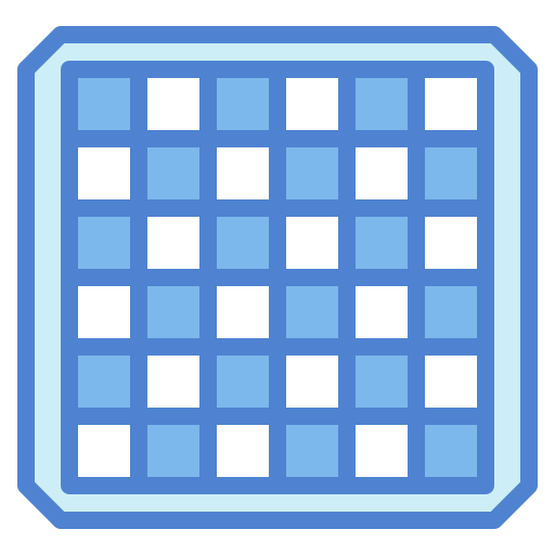 Checker board Generic Blue icon