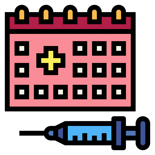 calendario Smalllikeart Lineal Color icono