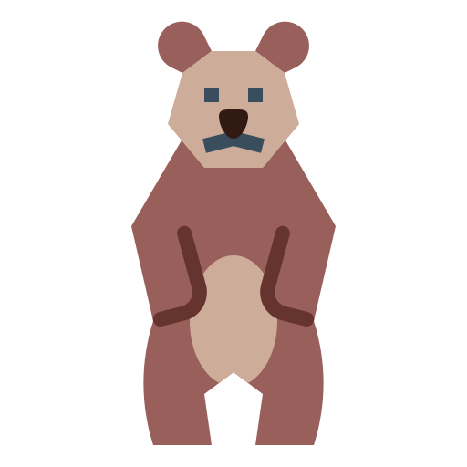 곰 Smalllikeart Flat icon