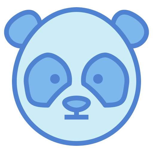panda Generic Blue icoon