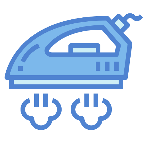 Steam iron Generic Blue icon