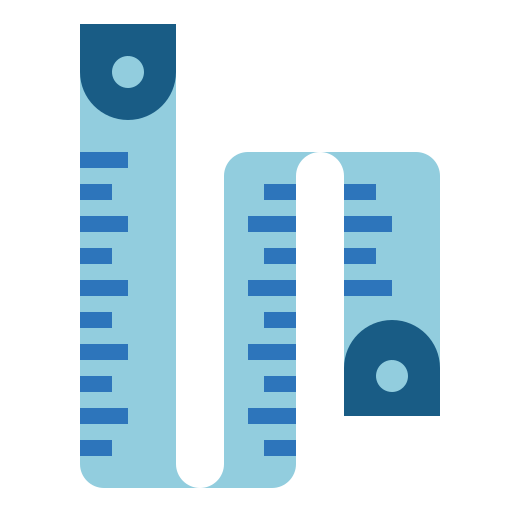 측정 테이프 Smalllikeart Flat icon