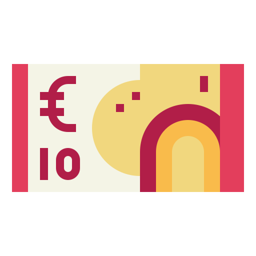 euro Smalllikeart Flat icon