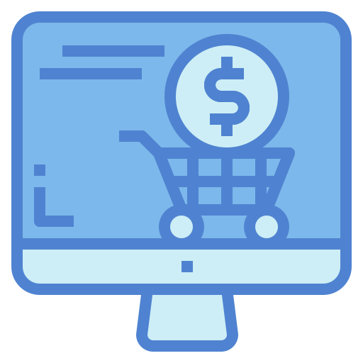 Онлайн шоппинг Generic Blue иконка
