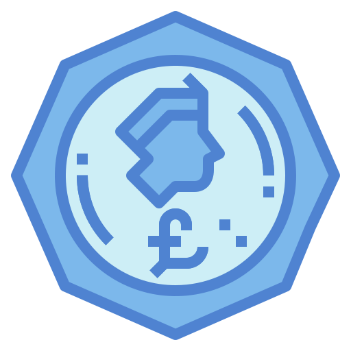Pound Generic Blue icon