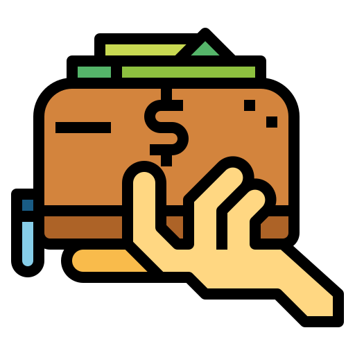 Wallet Smalllikeart Lineal Color icon