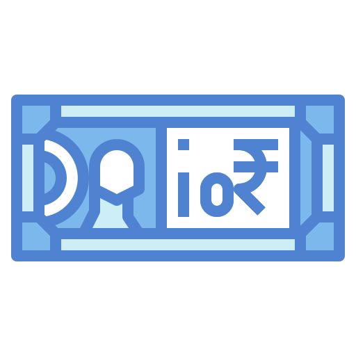 Rupee Generic Blue icon