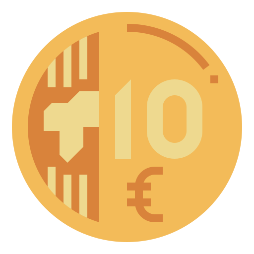 euro Smalllikeart Flat icon