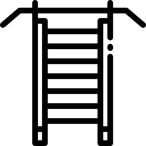 체육관 바 Detailed Rounded Lineal icon