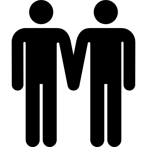 homoseksueel Pictograms Fill icoon