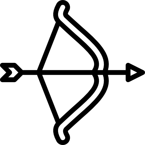 Łucznictwo Basic Miscellany Lineal ikona