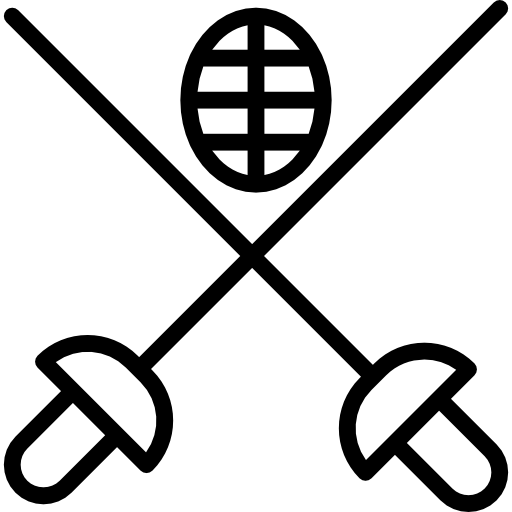 esgrima Basic Miscellany Lineal icono